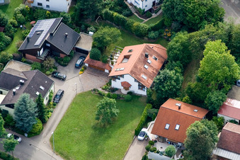 Luitgardweg in Herrenberg im Bundesland Baden-Württemberg, Deutschland