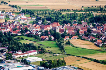 Kirche St. Magnus von Norden im Ortsteil Altingen in Ammerbuch im Bundesland Baden-Württemberg, Deutschland