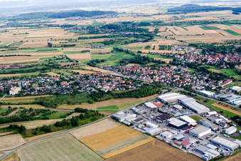 Gewerbegebiet Hagenring im Ortsteil Altingen in Ammerbuch im Bundesland Baden-Württemberg, Deutschland
