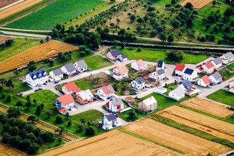 Neubaugebiet im Ortsteil Altingen in Ammerbuch im Bundesland Baden-Württemberg, Deutschland