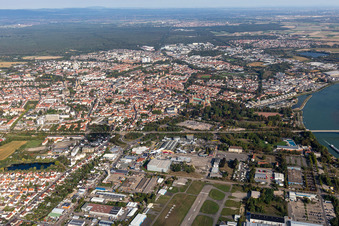 Speyer im Bundesland Rheinland-Pfalz, Deutschland aus der Luft