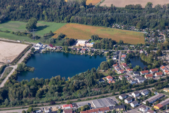 Walthersee in Philippsburg im Bundesland Baden-Württemberg, Deutschland
