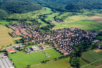 Luftbild von Bühl von Norden in Tübingen im Bundesland Baden-Württemberg, Deutschland