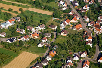 Luftbild von Kelterstr im Ortsteil Obernhausen in Birkenfeld im Bundesland Baden-Württemberg, Deutschland