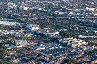 Gerwigstraße und Durlacher Allee im Ortsteil Oststadt in Karlsruhe im Bundesland Baden-Württemberg, Deutschland