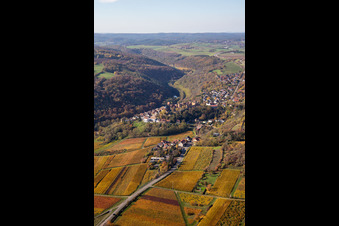 Neuleiningen im Bundesland Rheinland-Pfalz, Deutschland aus der Luft