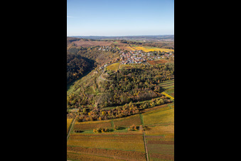 Luftbild von Battenberg im Bundesland Rheinland-Pfalz, Deutschland