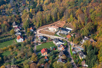 Luftbild von Ferienhaus Slevogtstr in Leinsweiler im Bundesland Rheinland-Pfalz, Deutschland