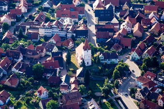 Barbarakirche im Ortsteil Ellmendingen in Keltern im Bundesland Baden-Württemberg, Deutschland