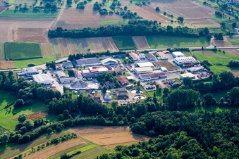 Gewerbegebiet Glauberstr im Ortsteil Dietenhausen in Keltern im Bundesland Baden-Württemberg, Deutschland