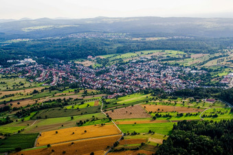 Langensteinbach von Osten in Karlsbad im Bundesland Baden-Württemberg, Deutschland