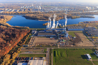 Papierfabrik Palm Werk Wörth am Rhein im Bundesland Rheinland-Pfalz, Deutschland