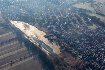 Luftbild von Tankgraben in Neuburg am Rhein im Bundesland Rheinland-Pfalz, Deutschland