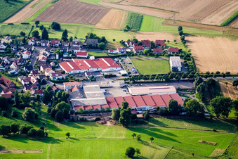 Luftaufnahme von Stupferich, Vogelsitze GmbH, Kleinsteinbacherstraße 44 in Karlsruhe im Bundesland Baden-Württemberg, Deutschland