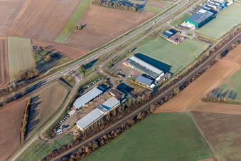 MACIF. Centre Technique de Wissembourg im Ortsteil Altenstadt im Bundesland Bas-Rhin, Frankreich