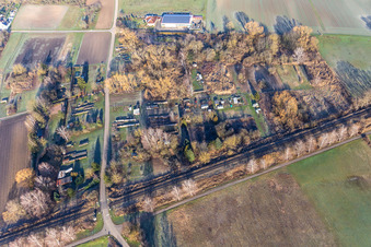 Gärten am Wengelspfad im Ortsteil Kleinsteinfeld in Steinfeld im Bundesland Rheinland-Pfalz, Deutschland