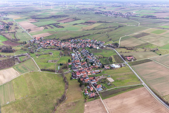 Oberhausen im Bundesland Rheinland-Pfalz, Deutschland von einer Drohne aus