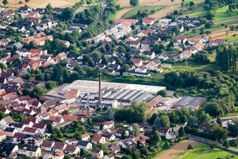 Ehemaliges Fabrik - Gebäude in Stupferich in Karlsruhe im Bundesland Baden-Württemberg, Deutschland