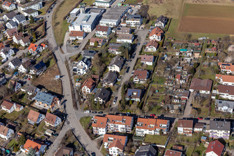 Veilchenstr im Ortsteil Malmsheim in Renningen im Bundesland Baden-Württemberg, Deutschland