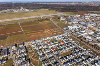 Robert Bosch GmbH Zentrum für Forschung am Flugplatz Malmsheim in Renningen im Bundesland Baden-Württemberg, Deutschland