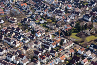 Hinterriedstr in Renningen im Bundesland Baden-Württemberg, Deutschland