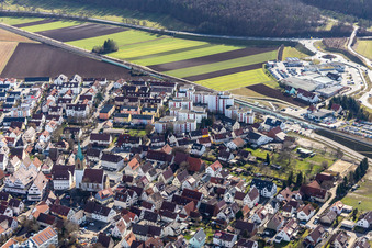 Am Pfarrtor in Renningen im Bundesland Baden-Württemberg, Deutschland
