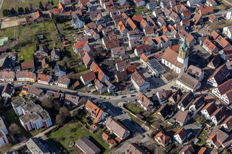 Petruskirche in Renningen im Bundesland Baden-Württemberg, Deutschland