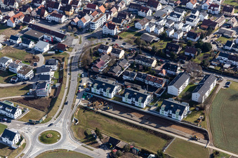 Fichtenweg in Gärtringen im Bundesland Baden-Württemberg, Deutschland