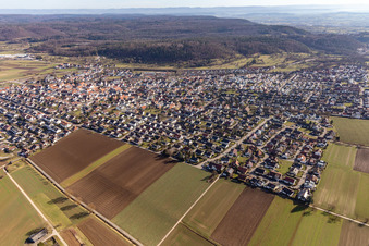 Luftbild von Nufringen im Bundesland Baden-Württemberg, Deutschland