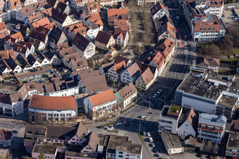 Bronngasse x B296 in Herrenberg im Bundesland Baden-Württemberg, Deutschland