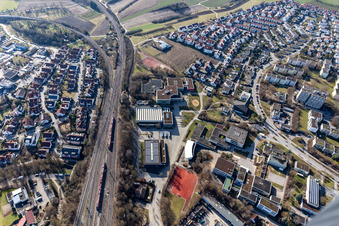 Andreae Gymnasium in Herrenberg im Bundesland Baden-Württemberg, Deutschland