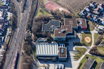 Andreae Gymnasium, Markweghalle in Herrenberg im Bundesland Baden-Württemberg, Deutschland