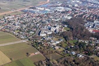 Studentenwohnheim Godramsteiner Straße 50., Klinikum Landau-Südliche Weinstraße in Landau in der Pfalz im Bundesland Rheinland-Pfalz, Deutschland
