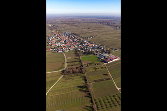Schrägluftbild von Roschbach im Bundesland Rheinland-Pfalz, Deutschland