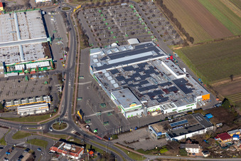 Globus in Neustadt an der Weinstraße im Bundesland Rheinland-Pfalz, Deutschland