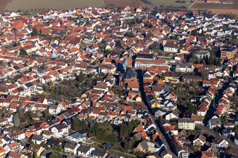Kath. Kirche St. Martin in Schwetzingen im Bundesland Baden-Württemberg, Deutschland