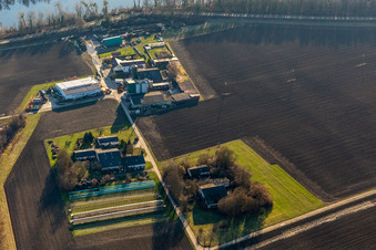 Richard Jungkind Kompost und Häckseln im Ortsteil Rheinsheim in Philippsburg im Bundesland Baden-Württemberg, Deutschland