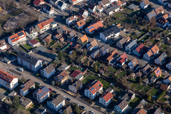 Luftaufnahme von Kandel im Bundesland Rheinland-Pfalz, Deutschland