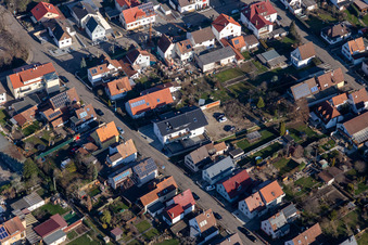 Schrägluftbild von Kandel im Bundesland Rheinland-Pfalz, Deutschland