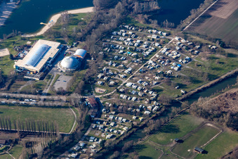Freizeitzentrum - Vergnügungspark Mobydick und Campingplatz Rülzheim in Rülzheim im Bundesland Rheinland-Pfalz, Deutschland