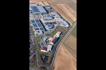 Gewerbepark West III in Herxheim bei Landau im Bundesland Rheinland-Pfalz, Deutschland