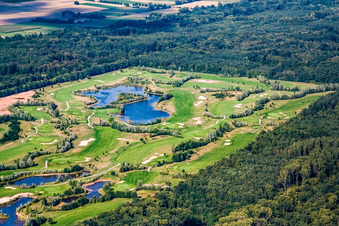 Luftbild von Golfclub Landgut Dreihof SÜW in Essingen im Bundesland Rheinland-Pfalz, Deutschland