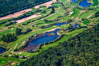 Golfclub Landgut Dreihof SÜW in Essingen im Bundesland Rheinland-Pfalz, Deutschland von oben