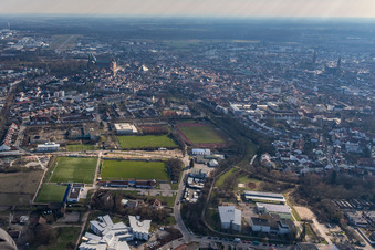 Helmut-Bantz-Stadion in Speyer im Bundesland Rheinland-Pfalz, Deutschland