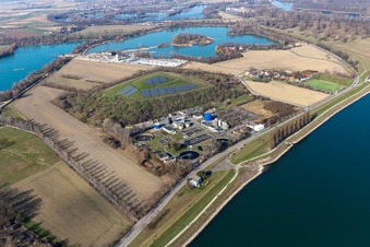 Abfallwirtschaft am Sonnenberg im Ortsteil Ludwigshof in Speyer im Bundesland Rheinland-Pfalz, Deutschland
