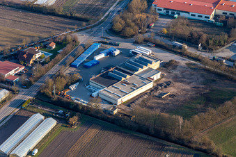 Zeiskam im Bundesland Rheinland-Pfalz, Deutschland vom Flugzeug aus