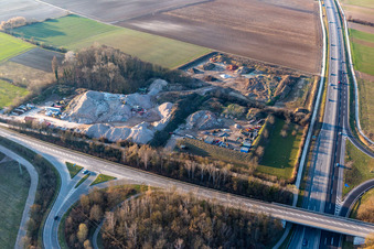 Abfallwirtschaftszentrum Rohrbach im Bundesland Rheinland-Pfalz, Deutschland