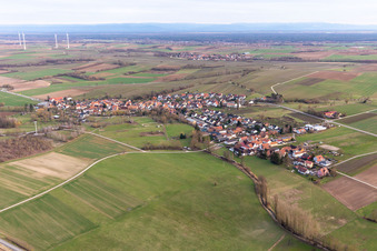 Oberhausen im Bundesland Rheinland-Pfalz, Deutschland von oben