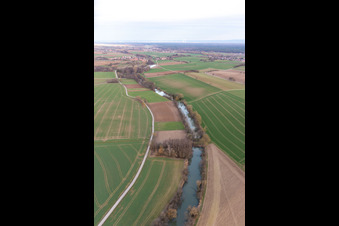 Otterbach-Fischteiche in Niederotterbach im Bundesland Rheinland-Pfalz, Deutschland