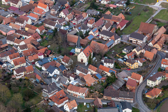 Protestantische Kirche in Barbelroth im Bundesland Rheinland-Pfalz, Deutschland